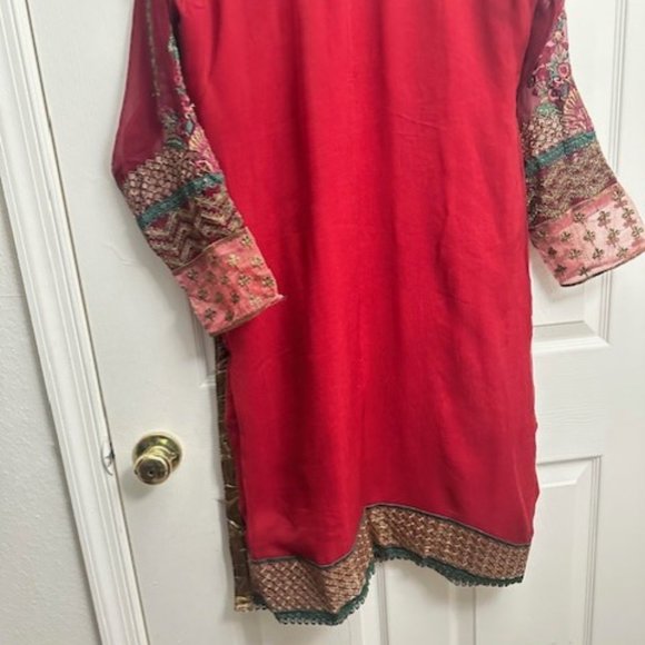 Shalwar Kameez Pakistani Indian Punjabi Suit - Picture 7 of 8